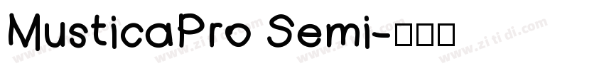 MusticaPro Semi字体转换